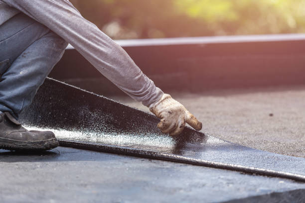 Professional Emergency Waterproofing technician working in Hamburg, MN